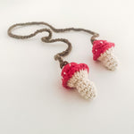 Hand Crochet Mushroom Accessory