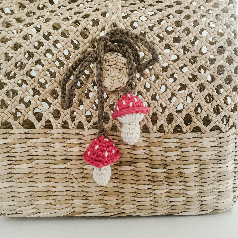 Hand Crochet Mushroom Accessory